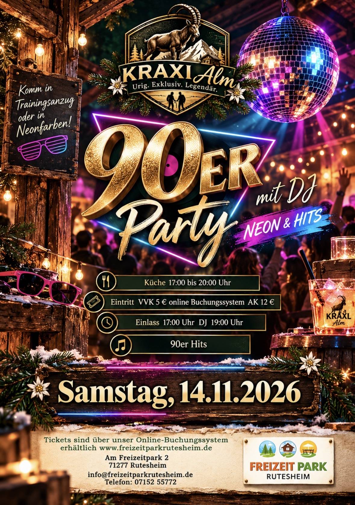 90ER CLUB-PARTY - mit DJ 