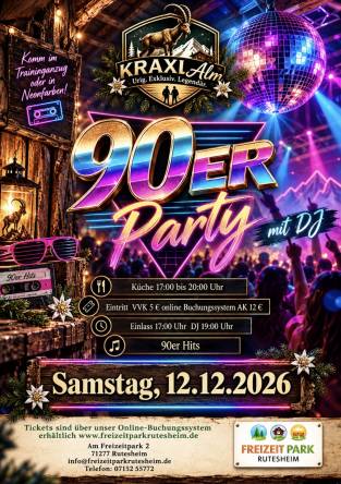 90ER CLUB-PARTY - mit DJ 