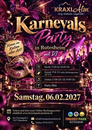 Die Karnevals Party in Rutesheim 