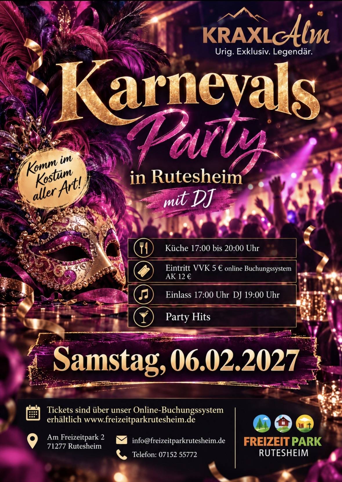Die Karnevals Party in Rutesheim 